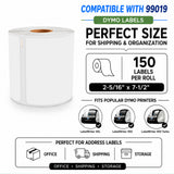 99019 PayPal & Internet Postage Labels and 1-Part eBay Labels Compatible with Dymo                LabelWriter – 2-5/16" x 7-1/2" | Crisp Print | Strong Adhesive | Jam-Free| 150 Labels Per Roll