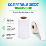 30327 File Folder Labels Compatible with Dymo LabelWriter– 9/16" x 3-7/16" | Crisp Print | Strong Adhesive | Jam-Free | 130 Labels Per Roll