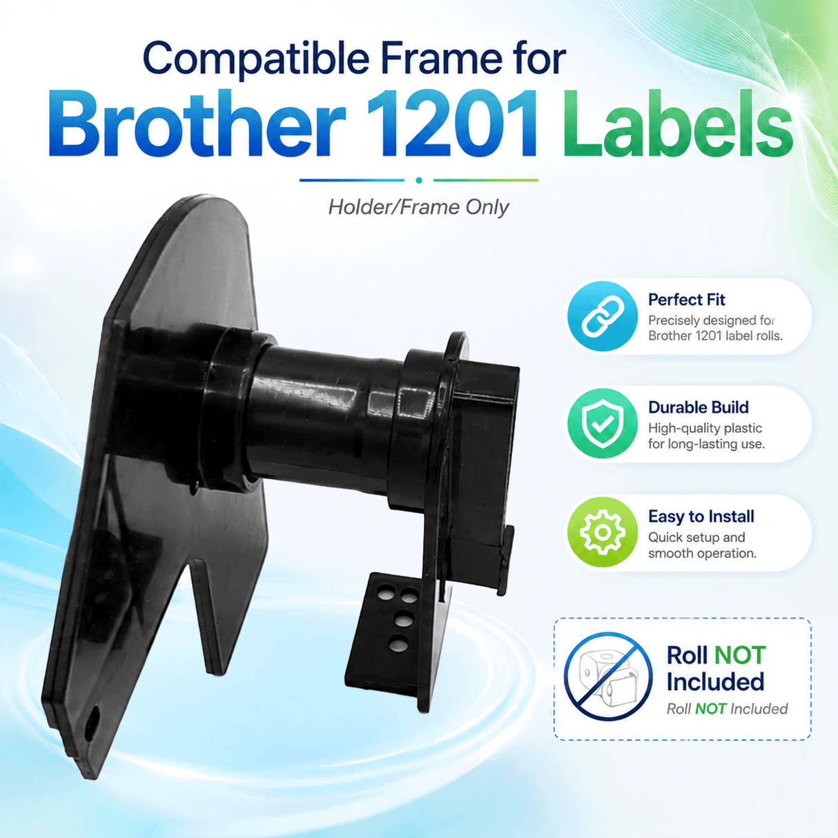 Brother DK 1201-Plastic Frame ONLY - Plastic Frame | Reusable | Jam-Free