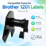 Brother DK 1201-Plastic Frame ONLY - Plastic Frame | Reusable | Jam-Free