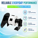 Brother DK 1202 - Plastic Frame ONLY - Plastic Frame | Reusable | Jam-Free