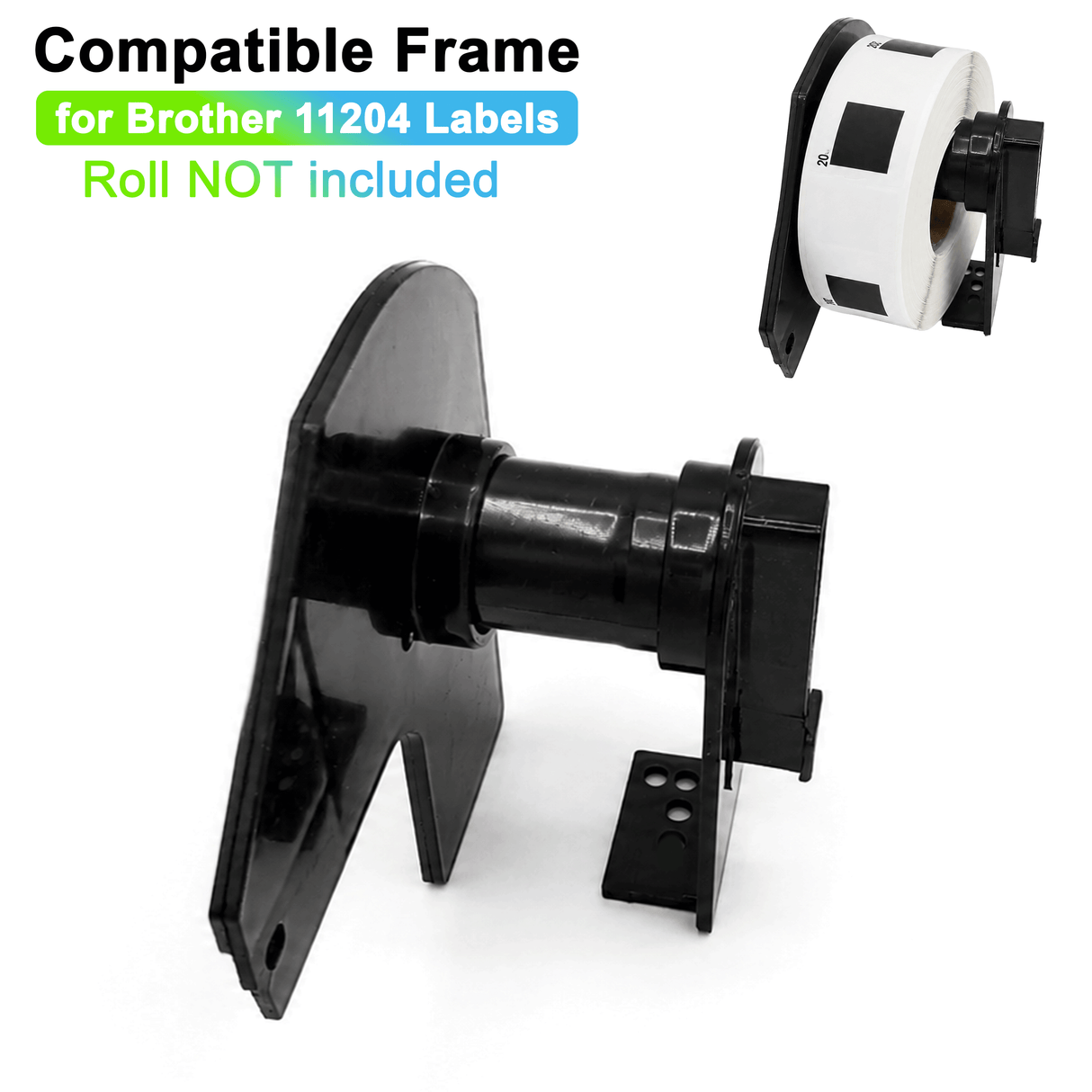 Brother DK 1204 - Plastic Frame ONLY - Plastic Frame | Reusable | Jam-Free