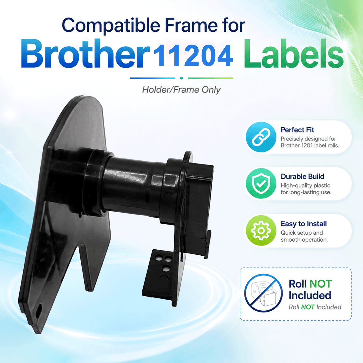 Brother DK 1204 - Plastic Frame ONLY - Plastic Frame | Reusable | Jam-Free