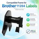 Brother DK 1204 - Plastic Frame ONLY - Plastic Frame | Reusable | Jam-Free