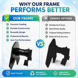 Brother DK 1204 - Plastic Frame ONLY - Plastic Frame | Reusable | Jam-Free