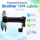 Brother DK 1209-Plastic Frame ONLY - Plastic Frame | Reusable | Jam-Free