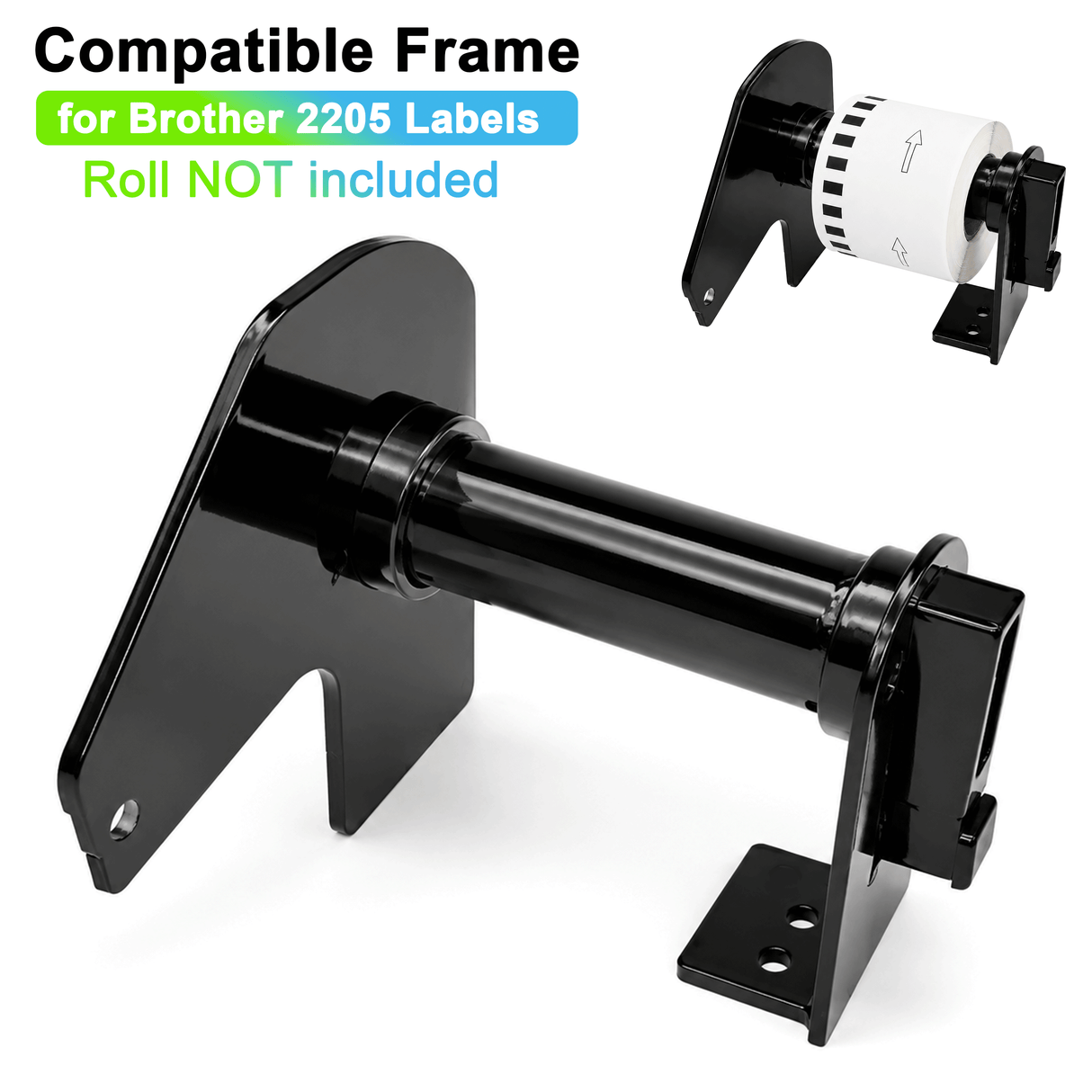 Brother DK 2205-Plastic Frame ONLY for 2205 Continuous Labels - Plastic Frame | Reusable | Jam-Free