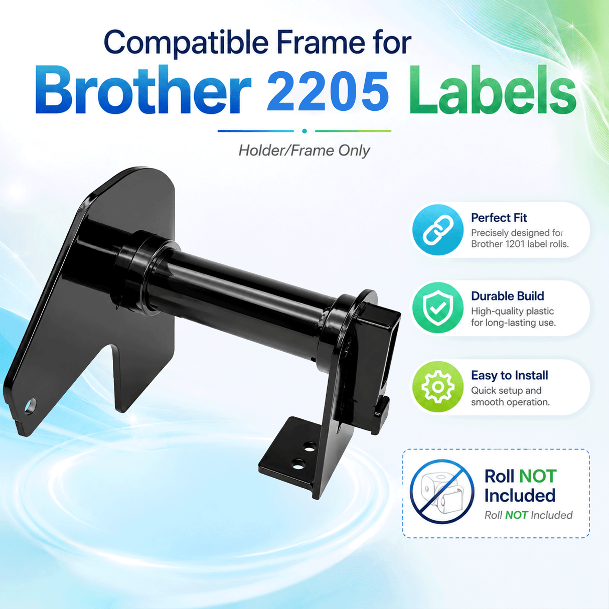 Brother DK 2205-Plastic Frame ONLY for 2205 Continuous Labels - Plastic Frame | Reusable | Jam-Free
