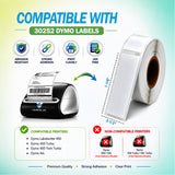 30252 Address Labels Compatible with Dymo  – 1-1/8" x 3-1/2" | Crisp Print | Strong Adhesive | Jam-Free| 350 Labels/Roll