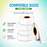 30252 Address Labels Compatible with Dymo  – 1-1/8" x 3-1/2" | Crisp Print | Strong Adhesive | Jam-Free| 350 Labels/Roll
